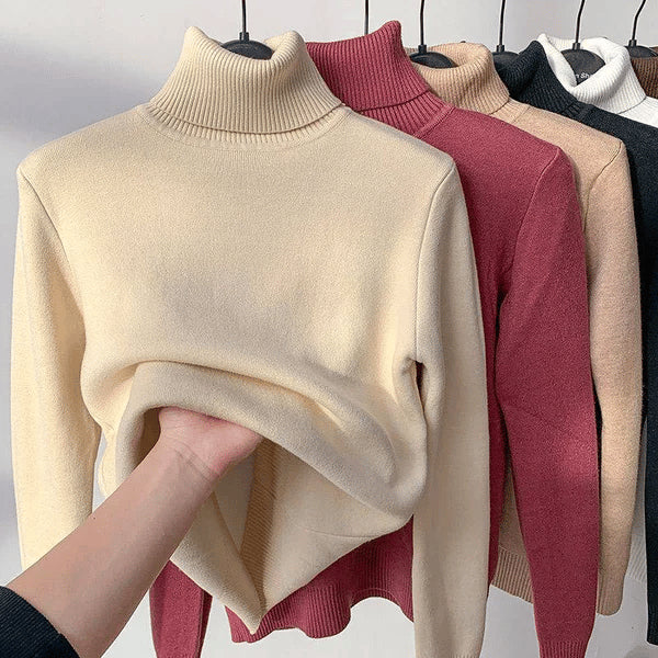 🎅Buy 2 10% OFF🎁 Winter Fleece Thick Knitted Bottoming Shirt