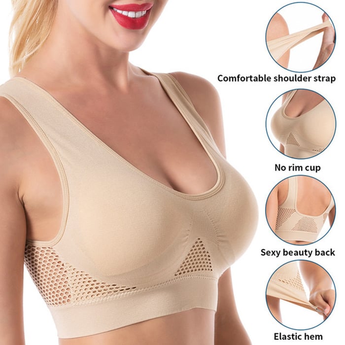 🔥LAST DAY PROMOTION - 50% OFF🔥【Buy 3 GET 1 Free】Breathable Cool Liftup Air Bra